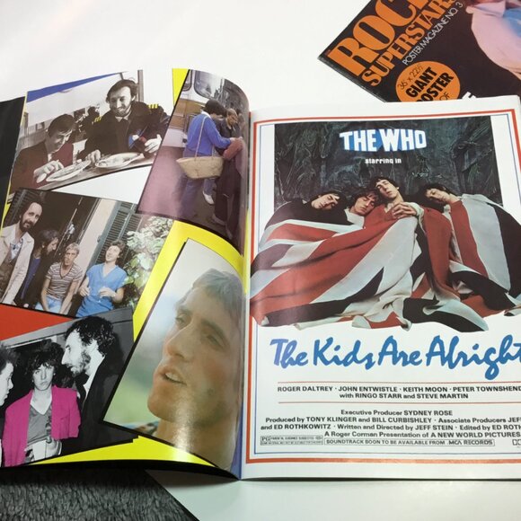 THE WHO 1980 Official Concert Tour Program & The Who 1975 Poster Magazine #3 - Picture 5 of 11